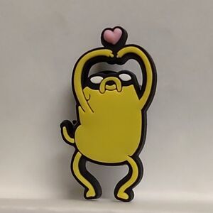 5/$5 Adventure Time Jake Heart Hands Croc Shoe Charm